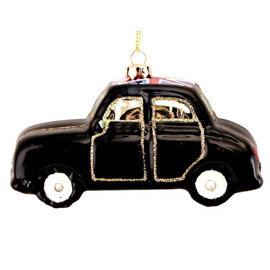 INDENT - Pack 6, Glass London Taxi 11cm